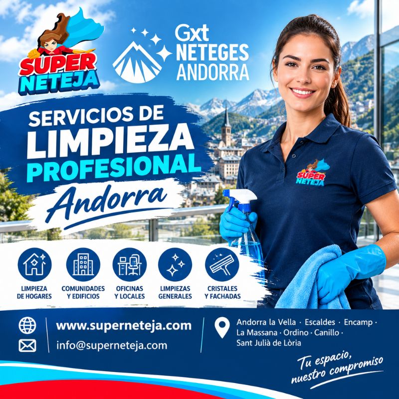 Servicios de Limpieza Profesional Andorra para Espacios Impecables